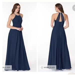 princess polly baby blue dress Stormy Navy Dark Blue Satin Mens Slim Tie | Dark Blue Necktie | Blue Weddings | Azazie Stormy | Men's Bowties